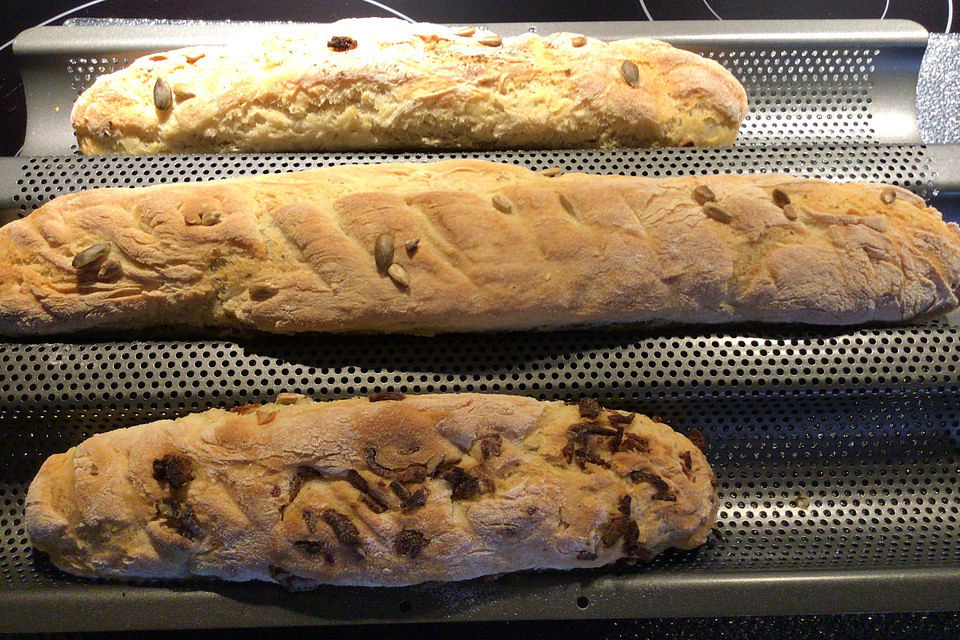 Baguette-Variationen