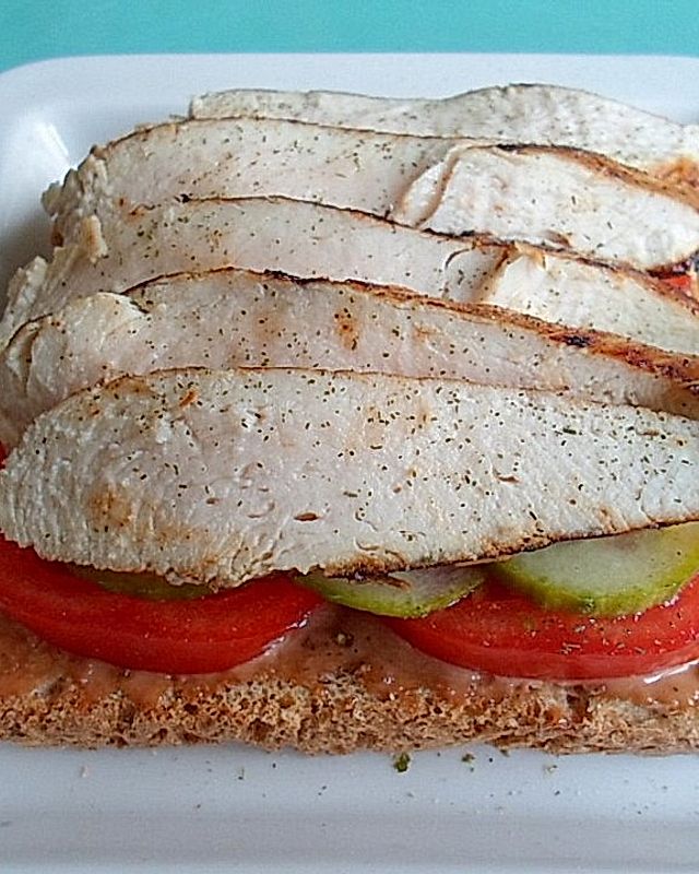 Sandwich mit gebratener Putenbrust