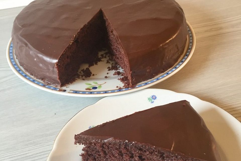 Sacherkuchen vom Blech Sacherkuchen vom Blech