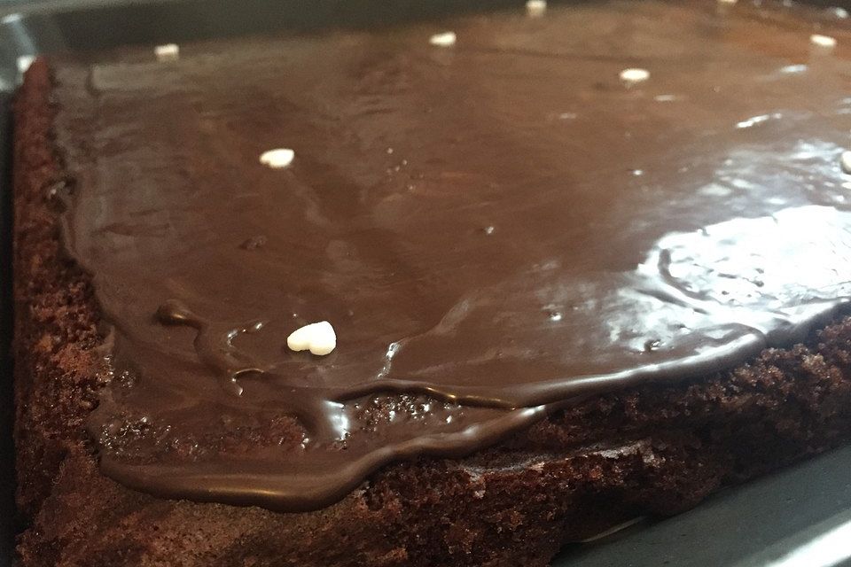 Sacherkuchen vom Blech Sacherkuchen vom Blech