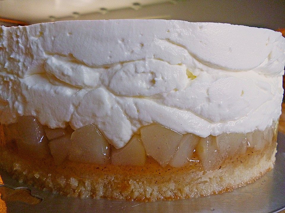 Birnen-Mandelsahne Torte von Pimienta21 | Chefkoch