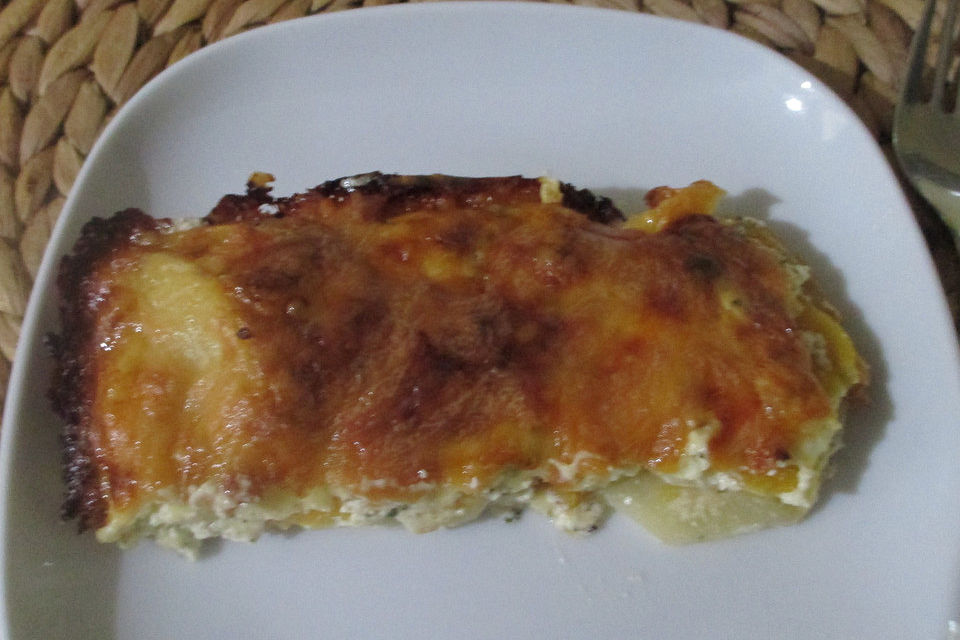 Kürbis-Kartoffel-Gratin