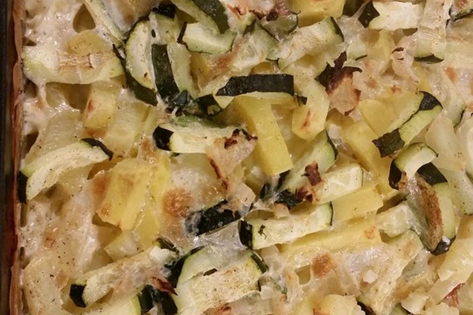 Kartoffel-Zucchini-Gratin