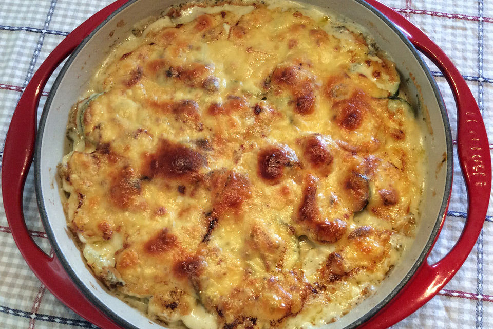 Kartoffel-Zucchini-Gratin