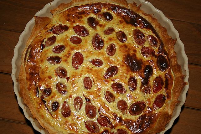 Tomatenquiche mit Kräuterfrischkäse von Chefboober| Chefkoch
