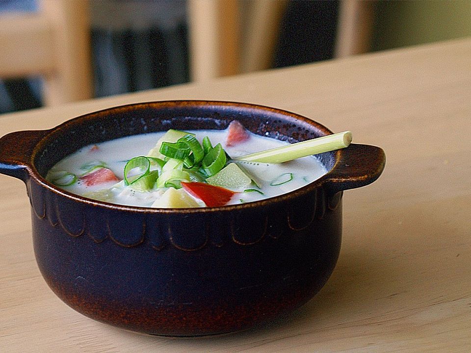 Thailandische Ingwer Kokos Suppe Von Mblau Chefkoch