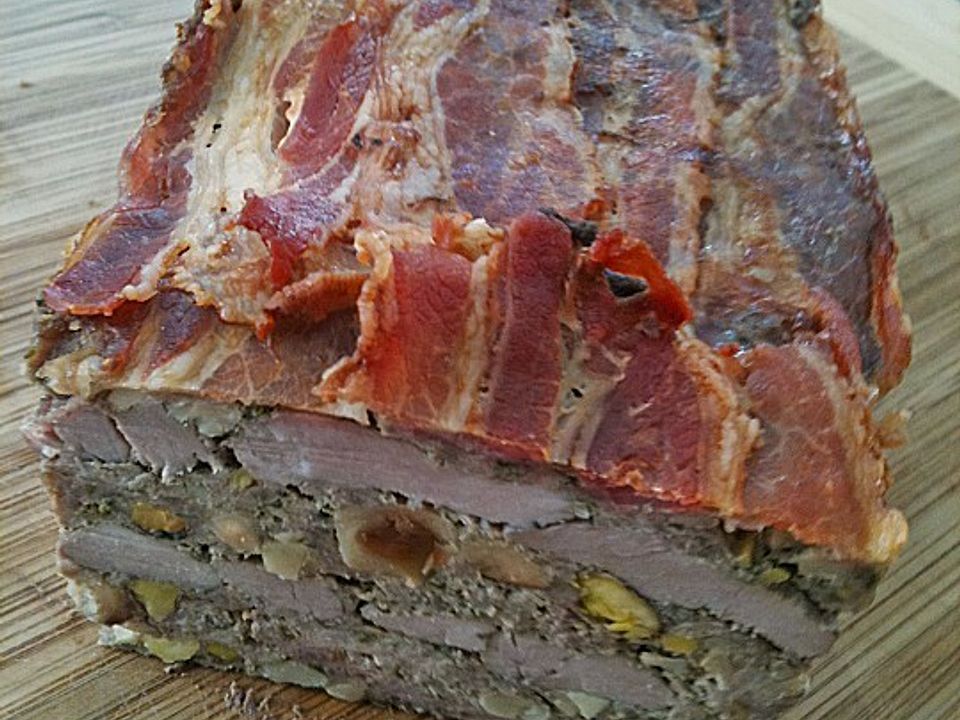 Terrine von Rind und Schwein mit Haselnüssen und Pistazien von ...