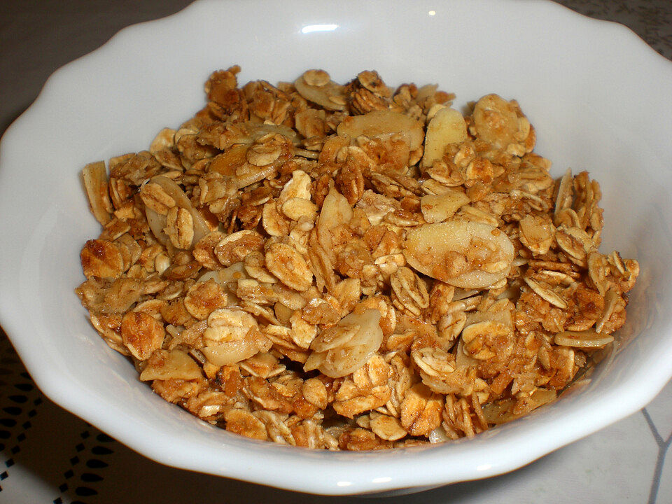 Schnelles Knusper-Müsli aus der Mikrowelle von honeybunny16| Chefkoch