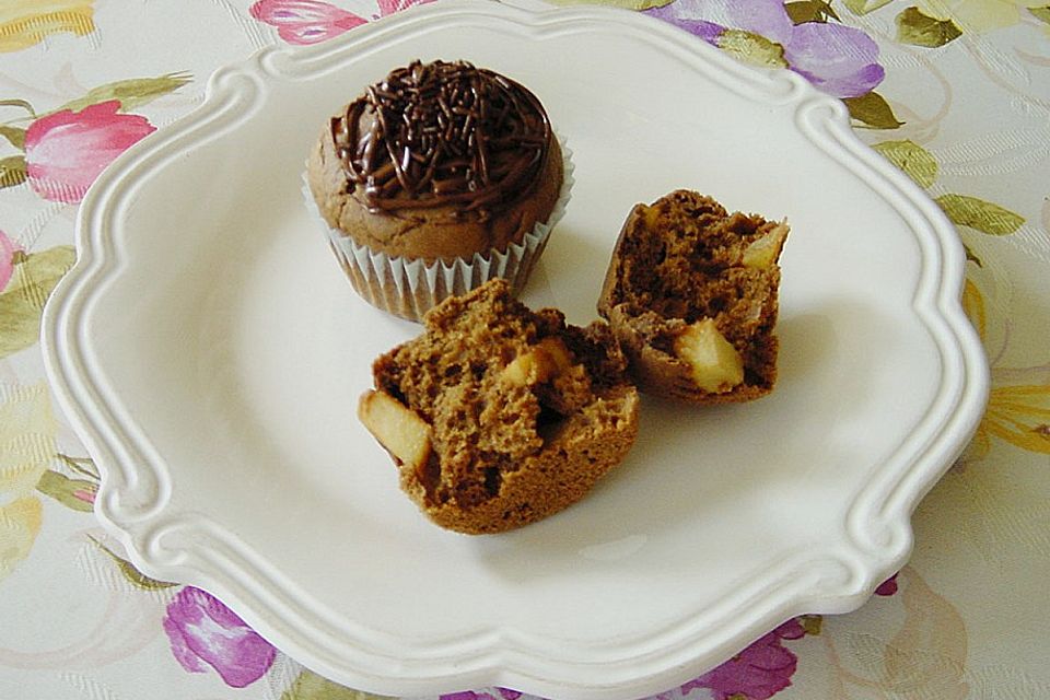 Apfel-Schoko-Muffins