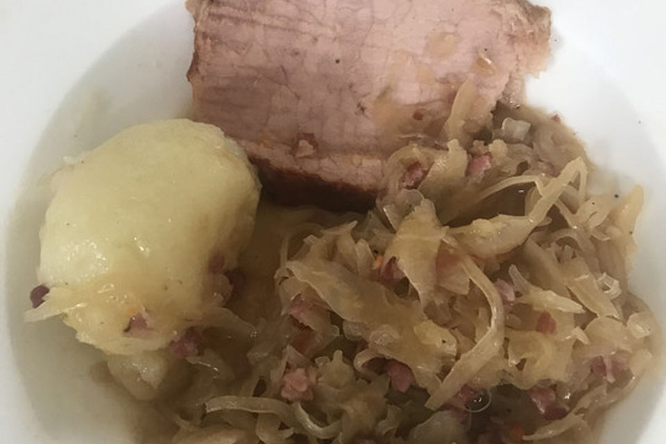 Kasselerbraten mit Sauerkraut