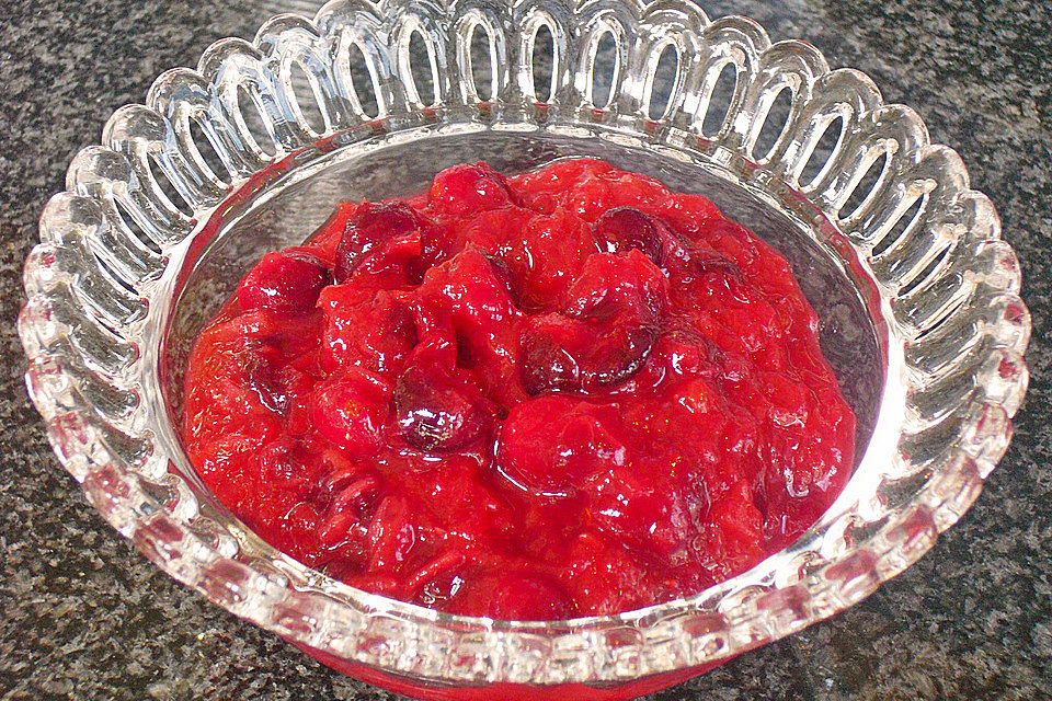 Cranberry-Apfel-Kompott