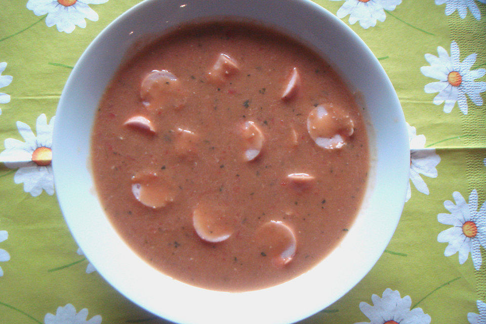 Kartoffel-Tomaten Suppe