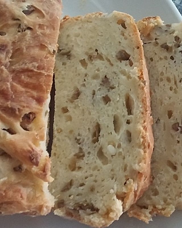 Oliven-Feta-Brot und Kürbisbrot