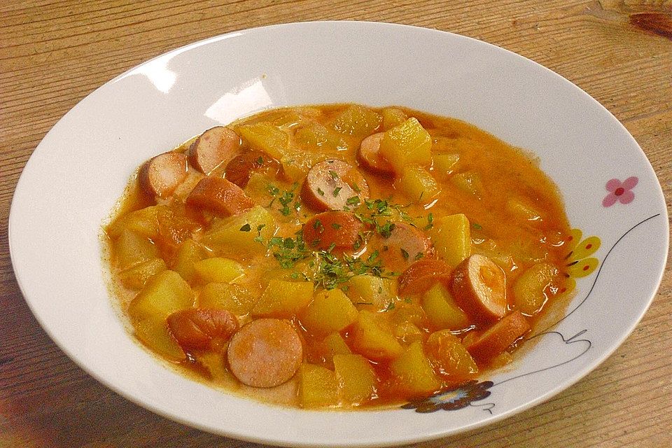 Kartoffel-Wurst-Gulasch