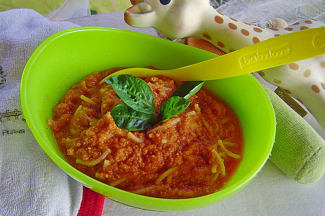 Spagetti Bolognese für Babys| Chefkoch