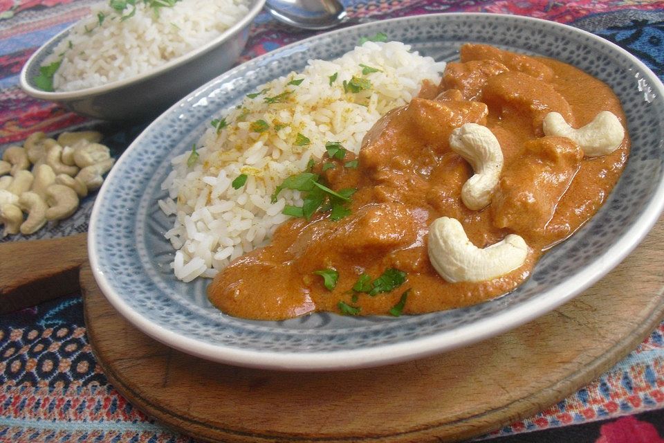 Indisches Butterhuhn Murgh Makhani