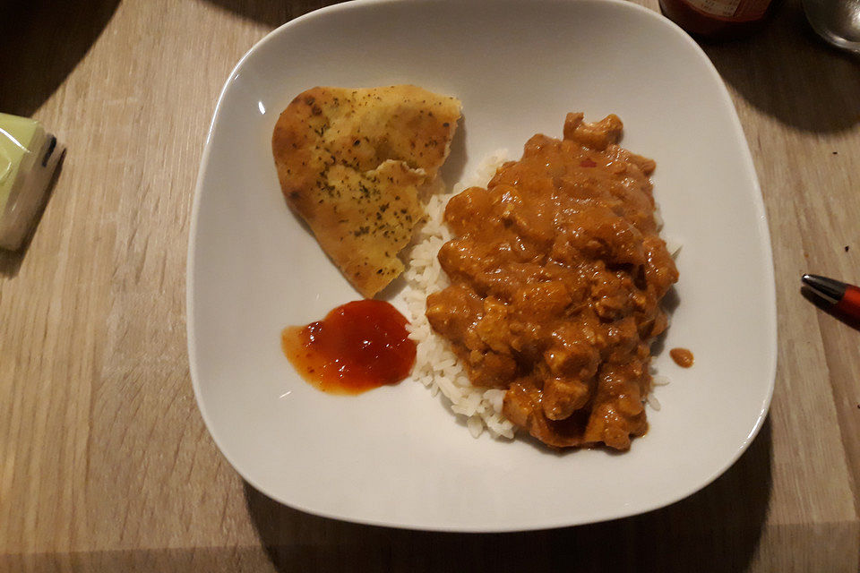 Indisches Butterhuhn Murgh Makhani