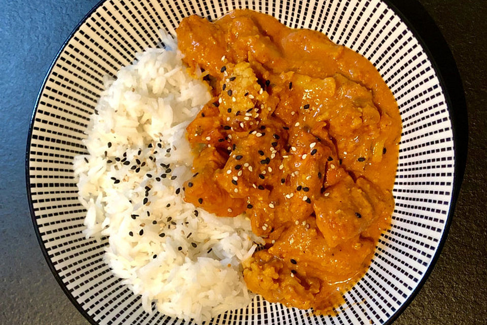 Indisches Butterhuhn Murgh Makhani