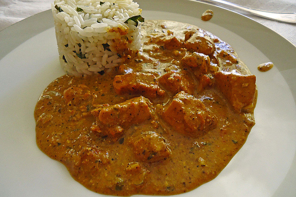 Indisches Butterhuhn Murgh Makhani