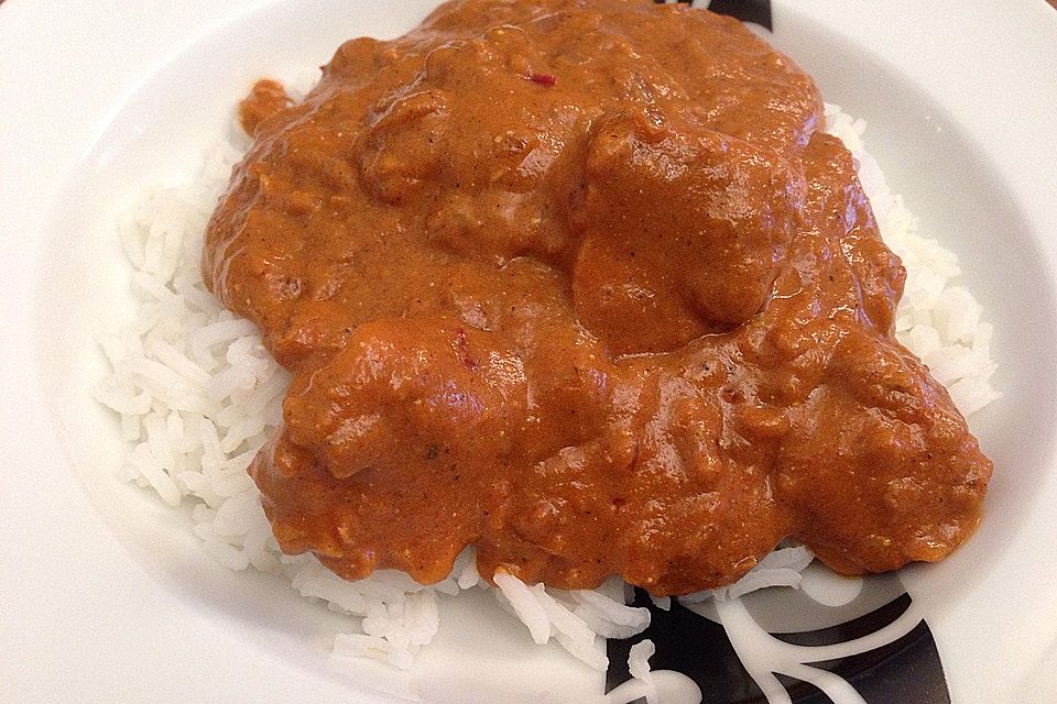 Indisches Butterhuhn Murgh Makhani