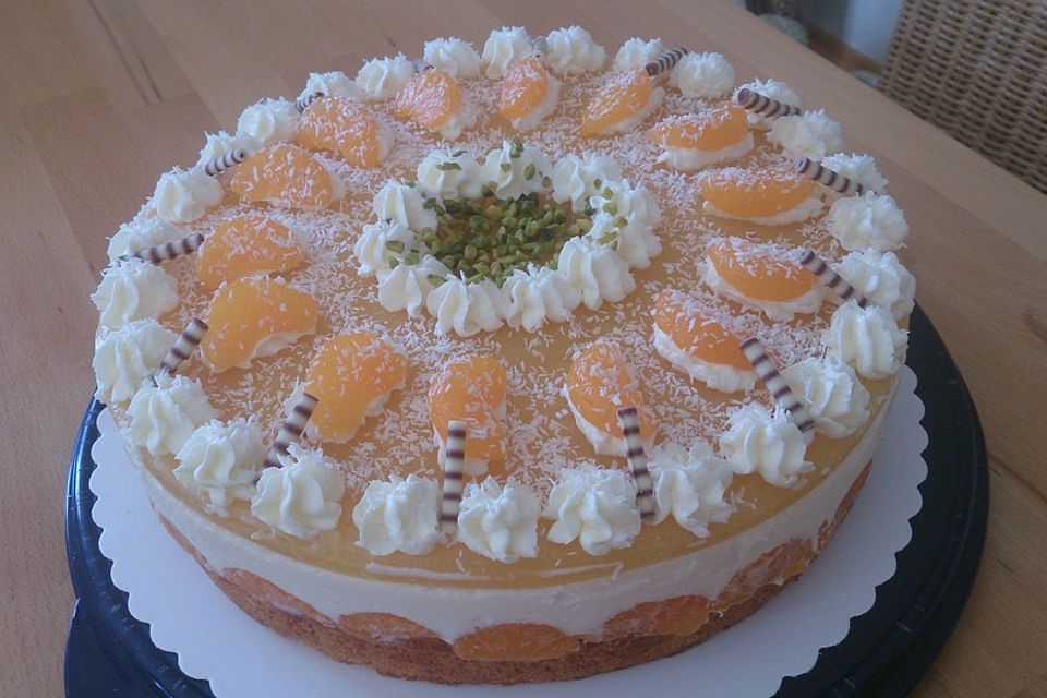 Mandarinen-Kokos Torte