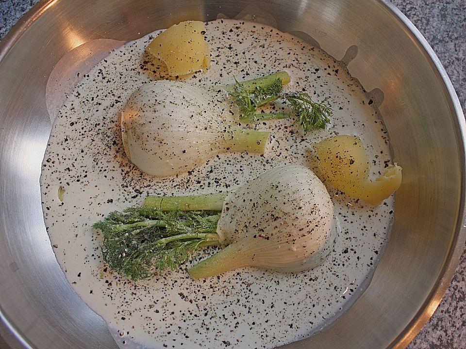 Fenchelknollen in würziger Sahnesauce von friaufeck | Chefkoch