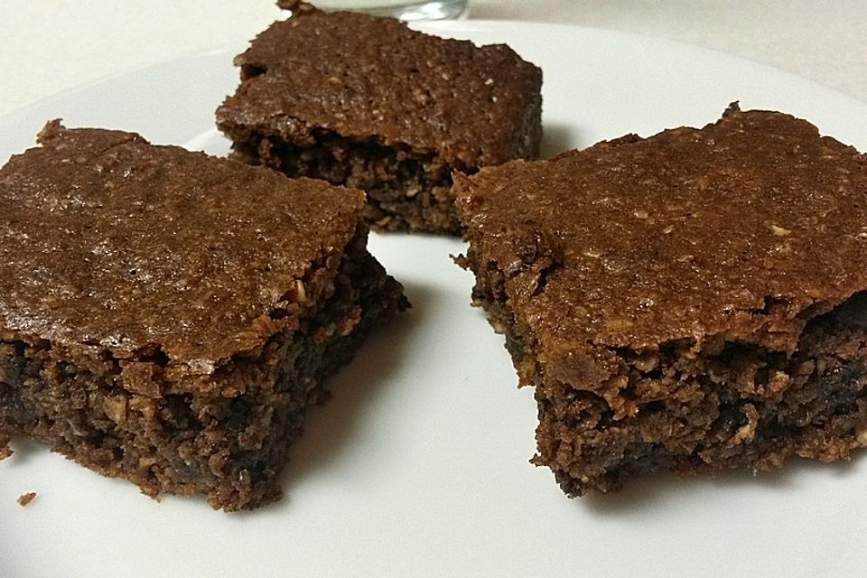 Brownies mit Haferkleie