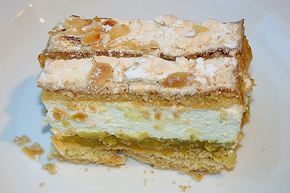 Stachelbeer - Sahne Torte