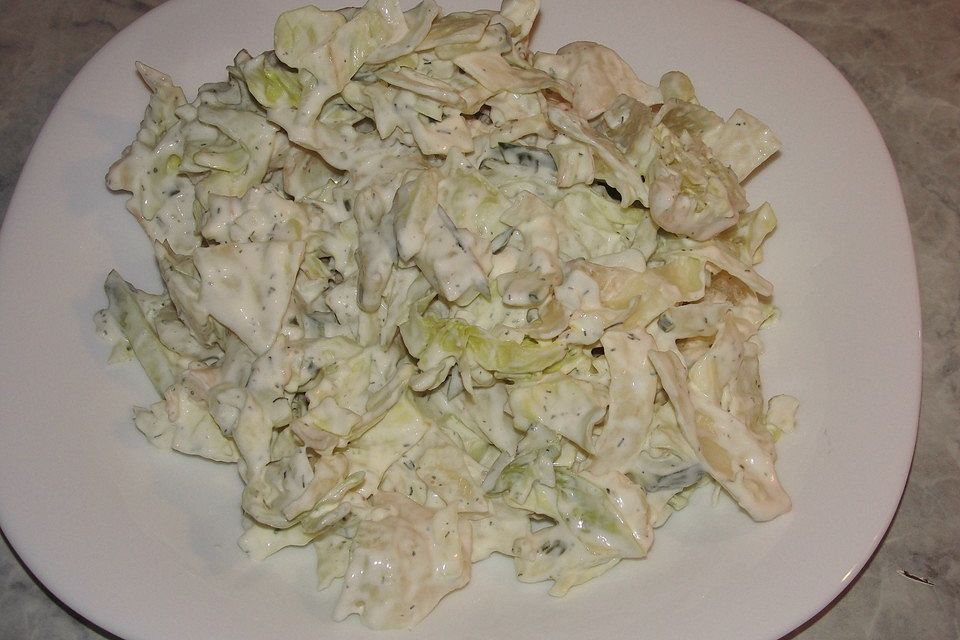 Hessische Schmandsoße für grünen Salat