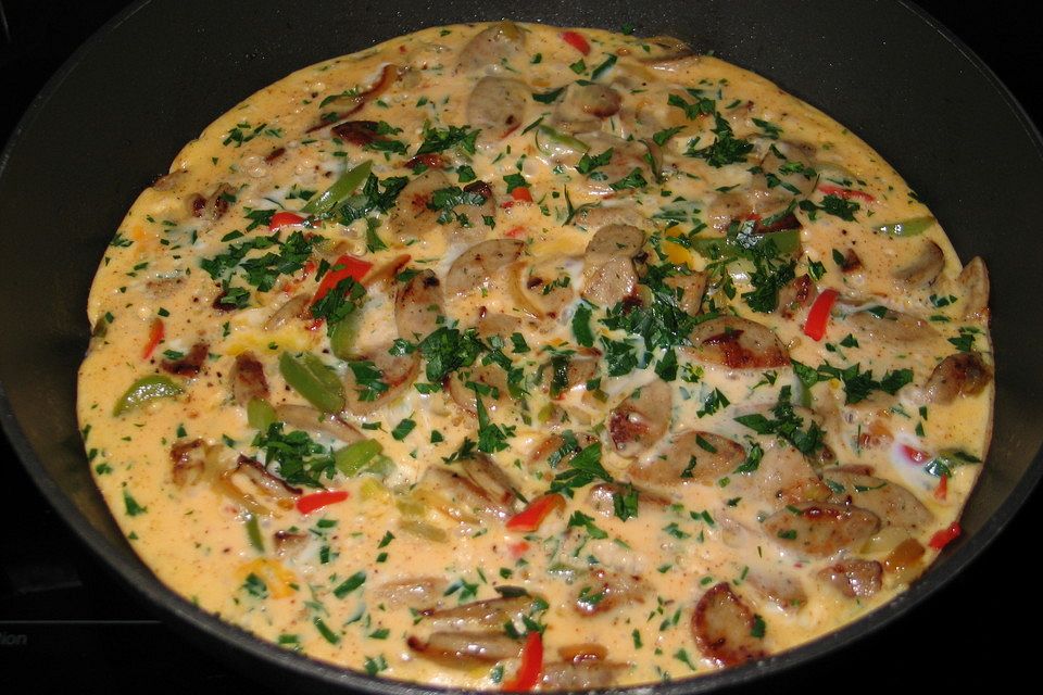 Würzige Paprika-Tortilla