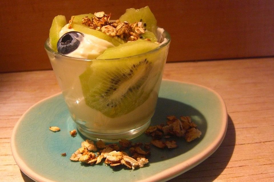 Honigjoghurt mit Kiwi