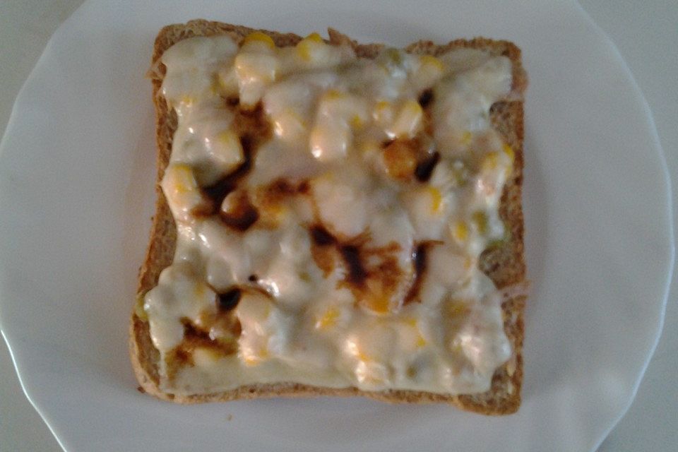 Thunfischtoast überbacken