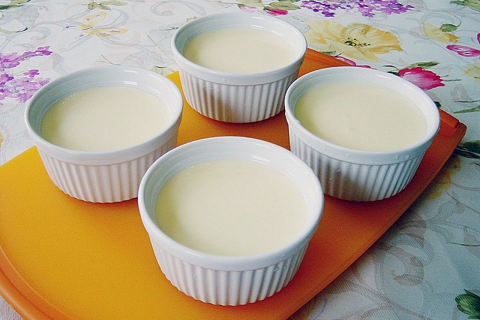 Mascarpone-Panna Cotta mit Erdbeersauce