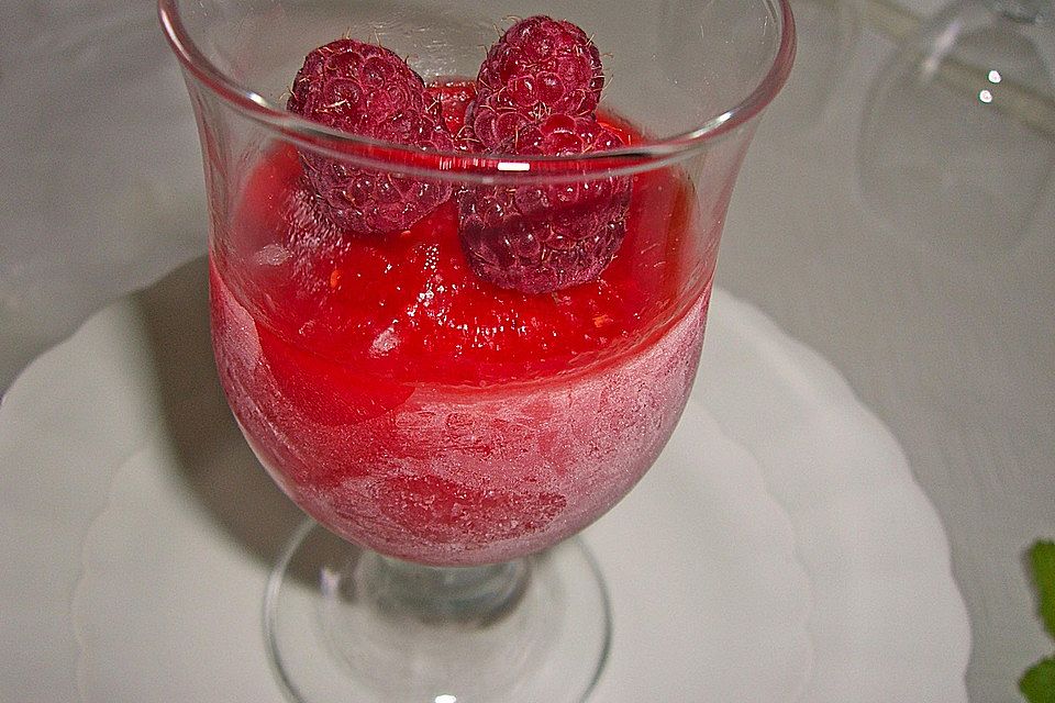 Mango-Himbeer Sorbet