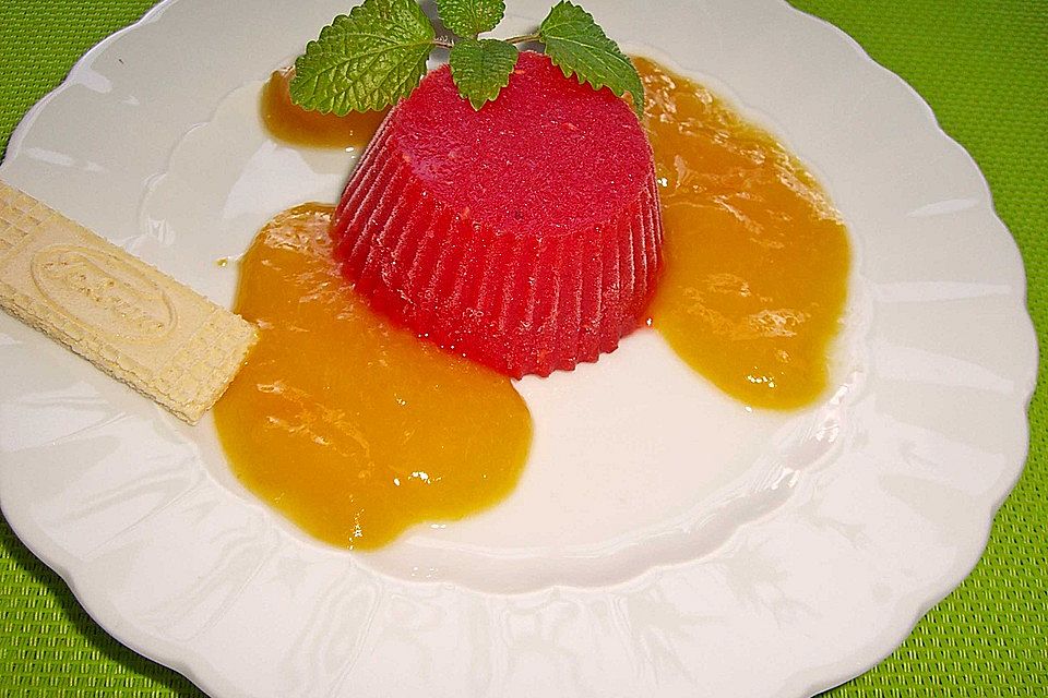Mango-Himbeer Sorbet