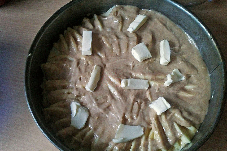 Apfelkuchen, einmal anders