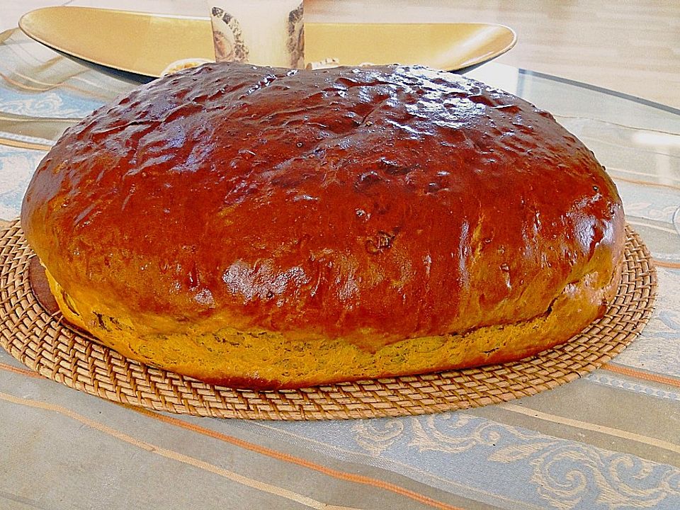 Süßkartoffelbrot mit Wasabi-Erdnüssen von Backmouse| Chefkoch