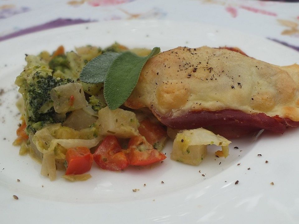 Saltimbocca auf gemischtem Gemüse à la Odenwald von feuervogel| Chefkoch