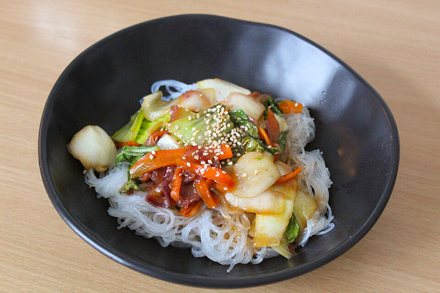 Schnelles Pak Choi-Karotten-Gemüse von anna--banana| Chefkoch