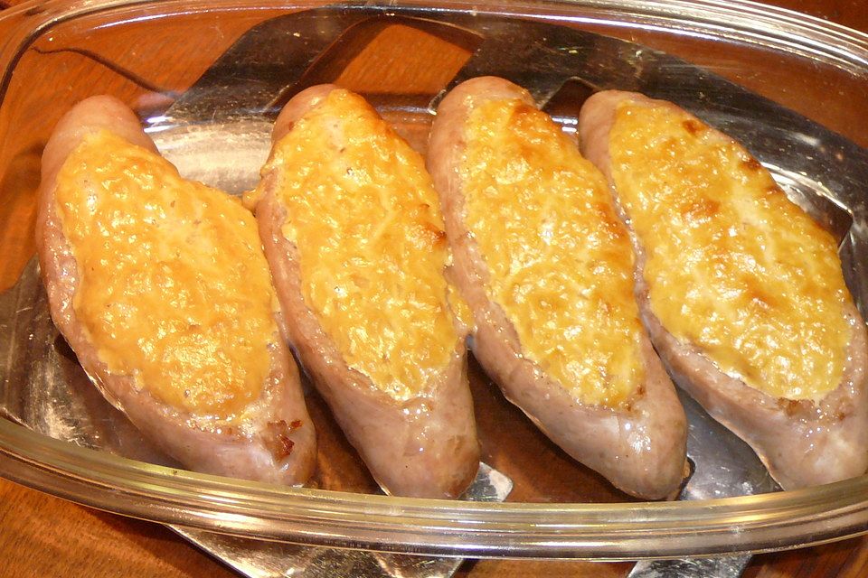 Gefüllte Bratwurst