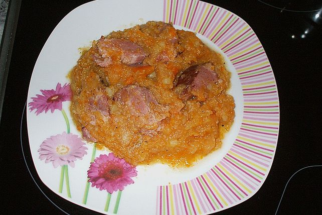 Steckrübenmus mit Kasseler von kirsche11| Chefkoch