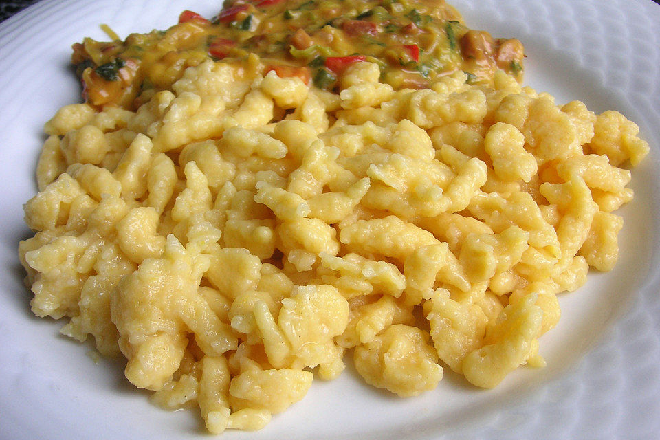 Kürbisspätzle