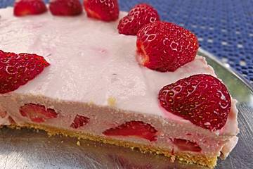 Erdbeer-Frischkäse Torte