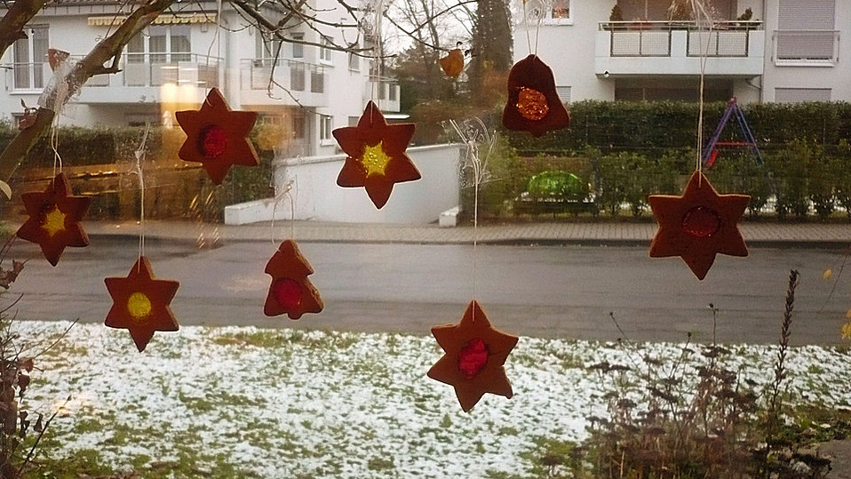 Leuchtende Weihnachtssterne von FamilySchindler