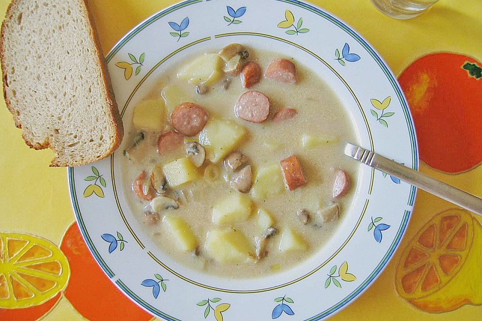 Champignon - Kartoffel - Suppe