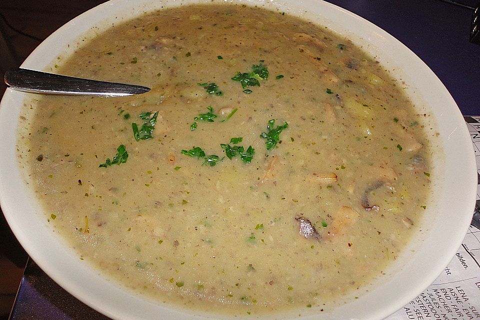 Champignon - Kartoffel - Suppe