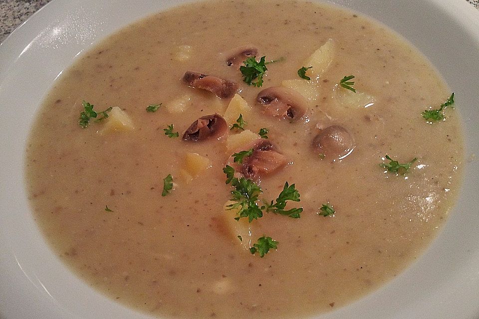 Champignon - Kartoffel - Suppe