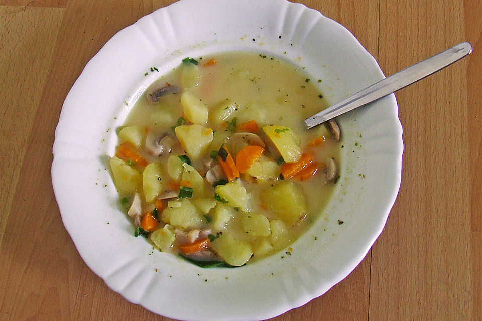 Champignon - Kartoffel - Suppe