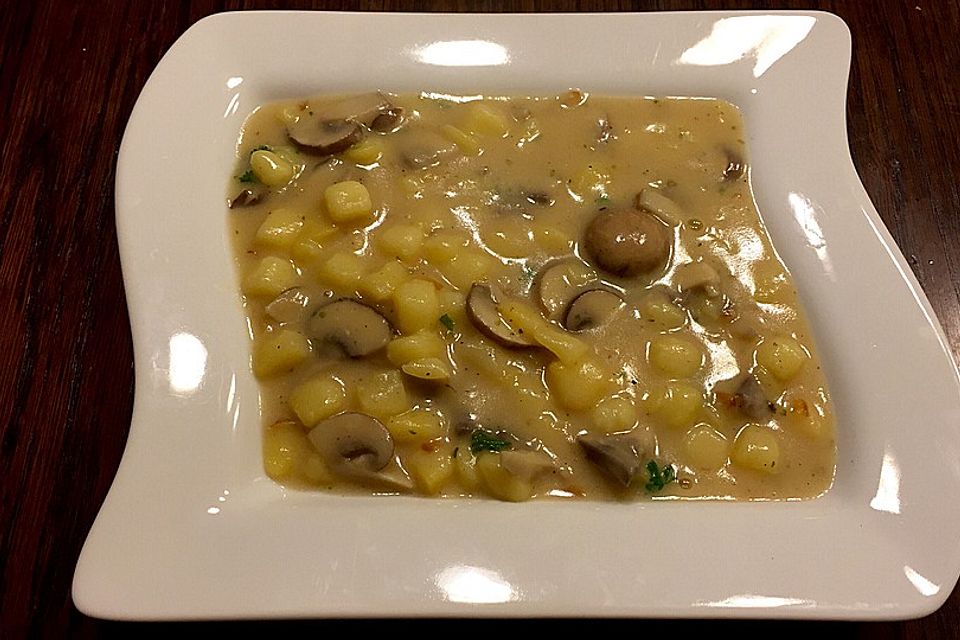 Champignon - Kartoffel - Suppe