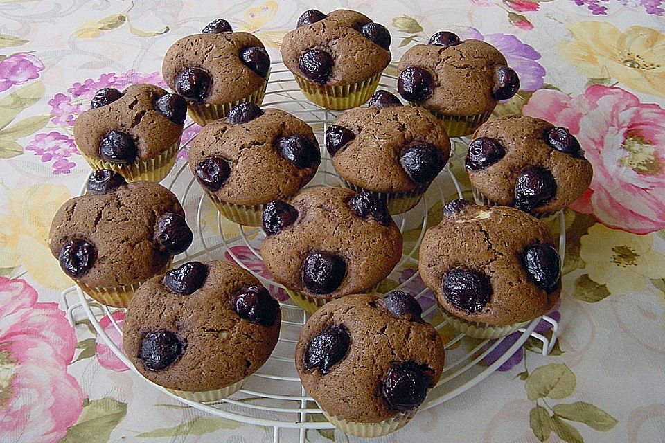 Donauwellen-Muffins